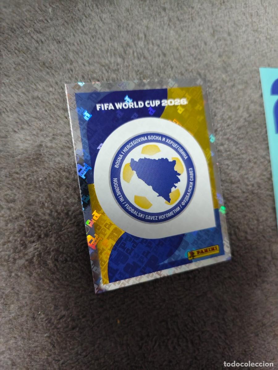 Football Stickers: BIH 1 BIH1 MUNDIAL 2026 PANINI LOGO ESCUDO BOSNIA HERZEGOVINA 26 WORLD CUP STICKER PANINI FIFA AAZ