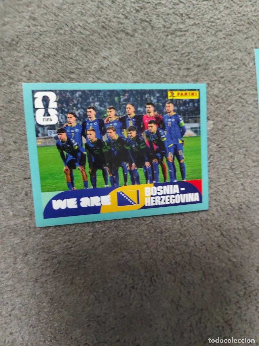 Football Stickers: BIH BIH13 13 MUNDIAL 2026 PANINI PLANTILLA BOSNIA HERZEGOVINA 26 WORLD CUP STICKER PANINI FIFA AAZ
