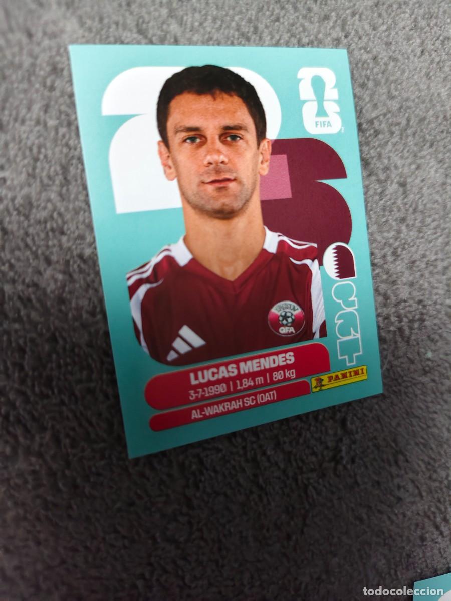 Cartes &agrave; collectionner de Football: QAT 4 QAT4 MUNDIAL 2026 PANINI LUCAS MENDES QATAR 26 WORLD CUP STICKER PANINI FIFA AAZ