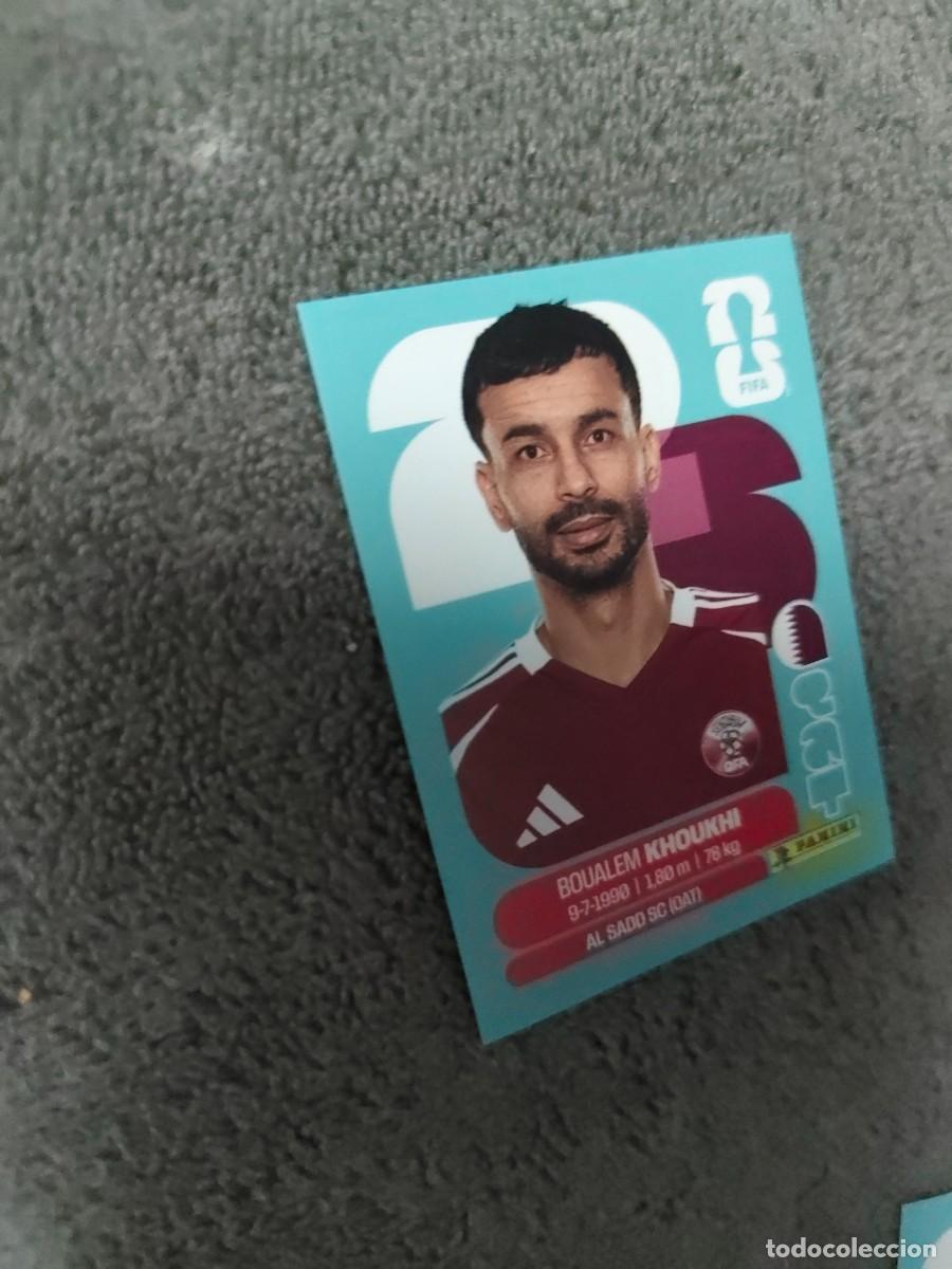 Cartes &agrave; collectionner de Football: QAT 6 QAT6 MUNDIAL 2026 PANINI BOUALEM KHOUKHI QATAR 26 WORLD CUP STICKER PANINI FIFA AAZ
