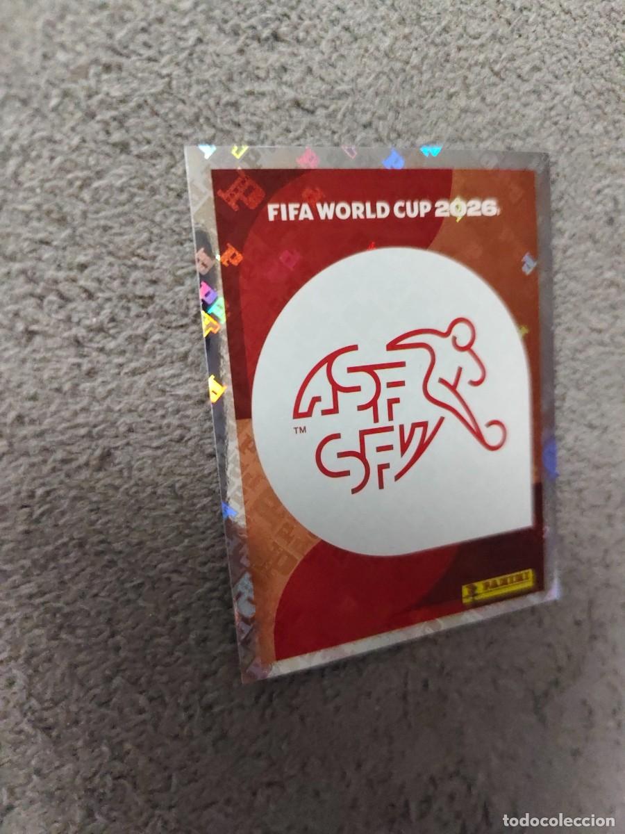 Figurine di Calcio: SUI 1 SUI1 MUNDIAL 2026 PANINI LOGO ESCUDO SUIZA 26 WORLD CUP STICKER PANINI FIFA AAZ