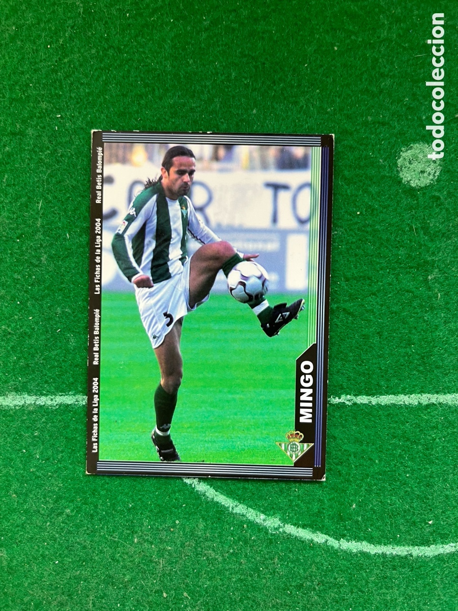 Figurine di Calcio: 199 MINGO REAL BETIS LAS FICHAS DE LA LIGA 2003 2004 MUNDICROMO