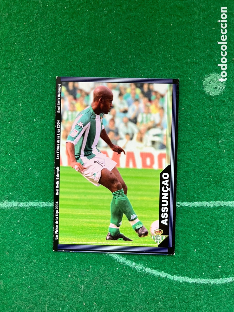 Cromos de f&uacute;tbol: 204 ASSUN&Ccedil;AO REAL BETIS LAS FICHAS DE LA LIGA 2003 2004 MUNDICROMO