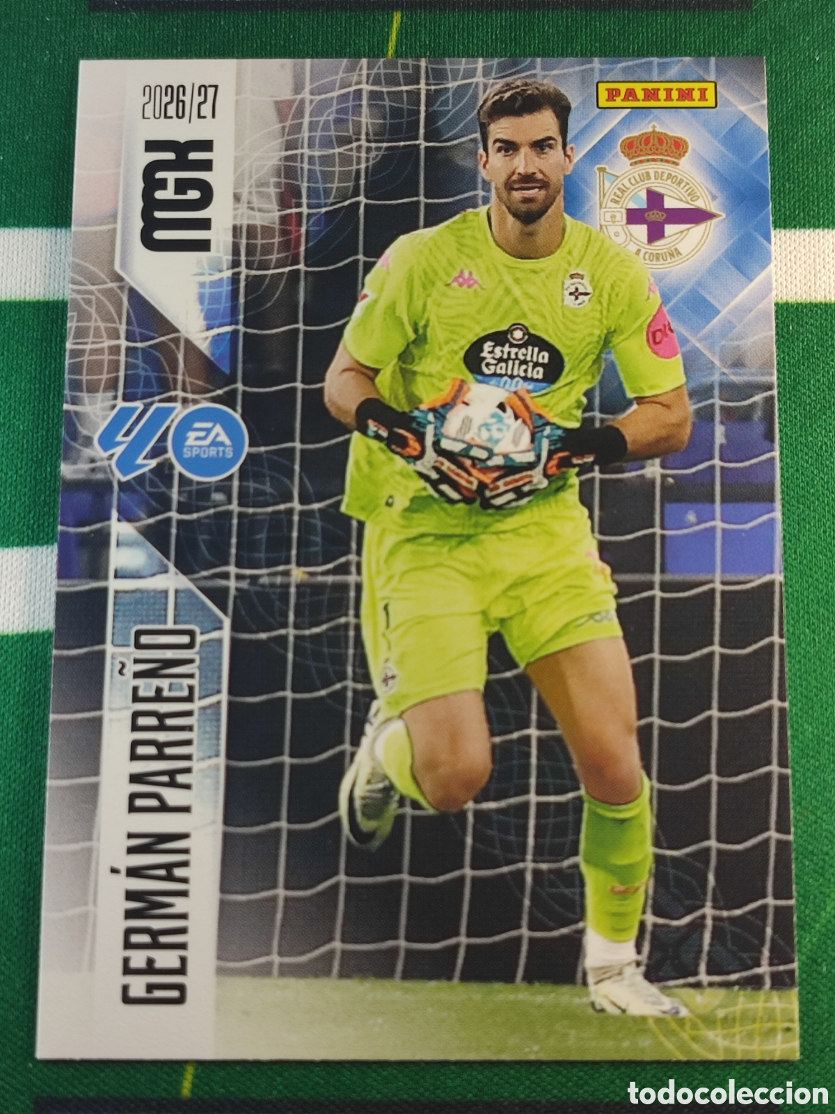 Fu&szlig;ball-Sticker: 129 Germ&aacute;n Parre&ntilde;o RC Deportivo MEGACRACKS 2026 2027 - 26 27 MGK