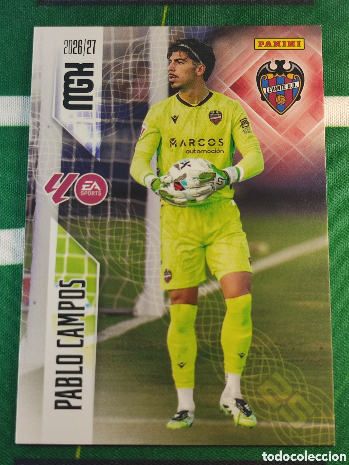 Fu&szlig;ball-Sticker: 201 Pablo Campos Levante UD MEGACRACKS 2026 2027 - 26 27 MGK