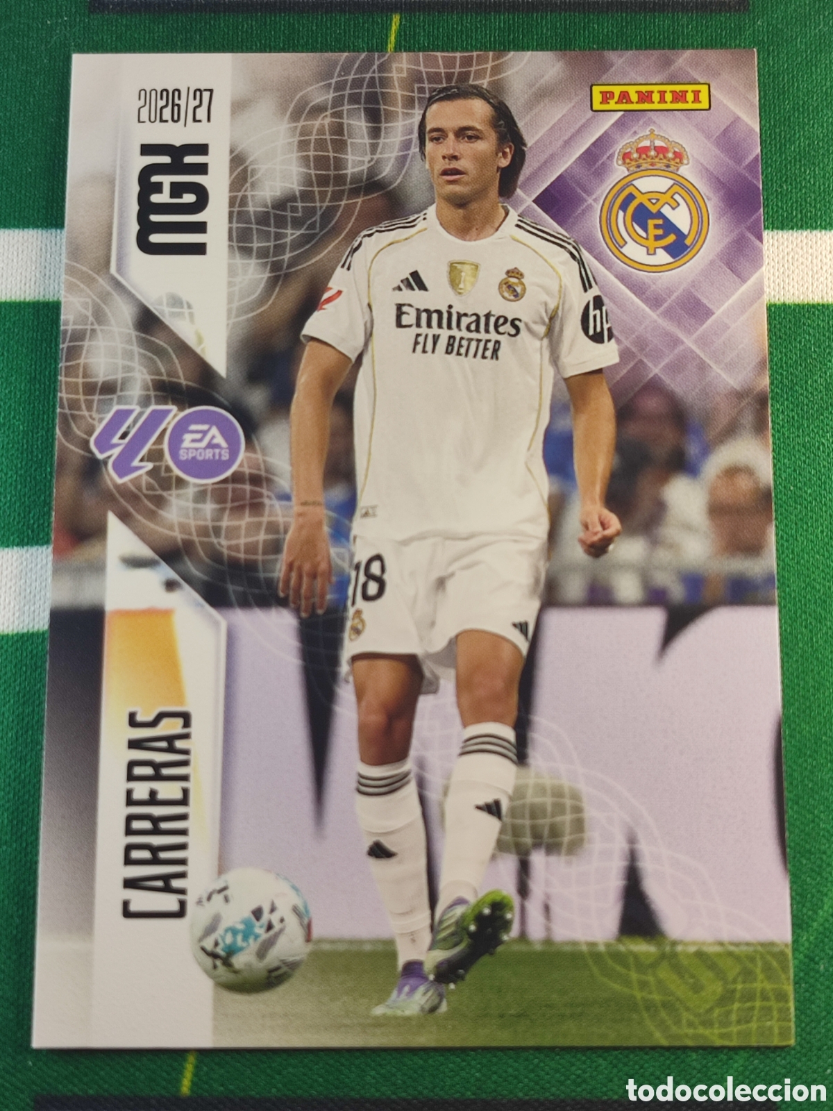 Fu&szlig;ball-Sticker: 224 Carreras Real Madrid CF MEGACRACKS 2026 2027 - 26 27 MGK