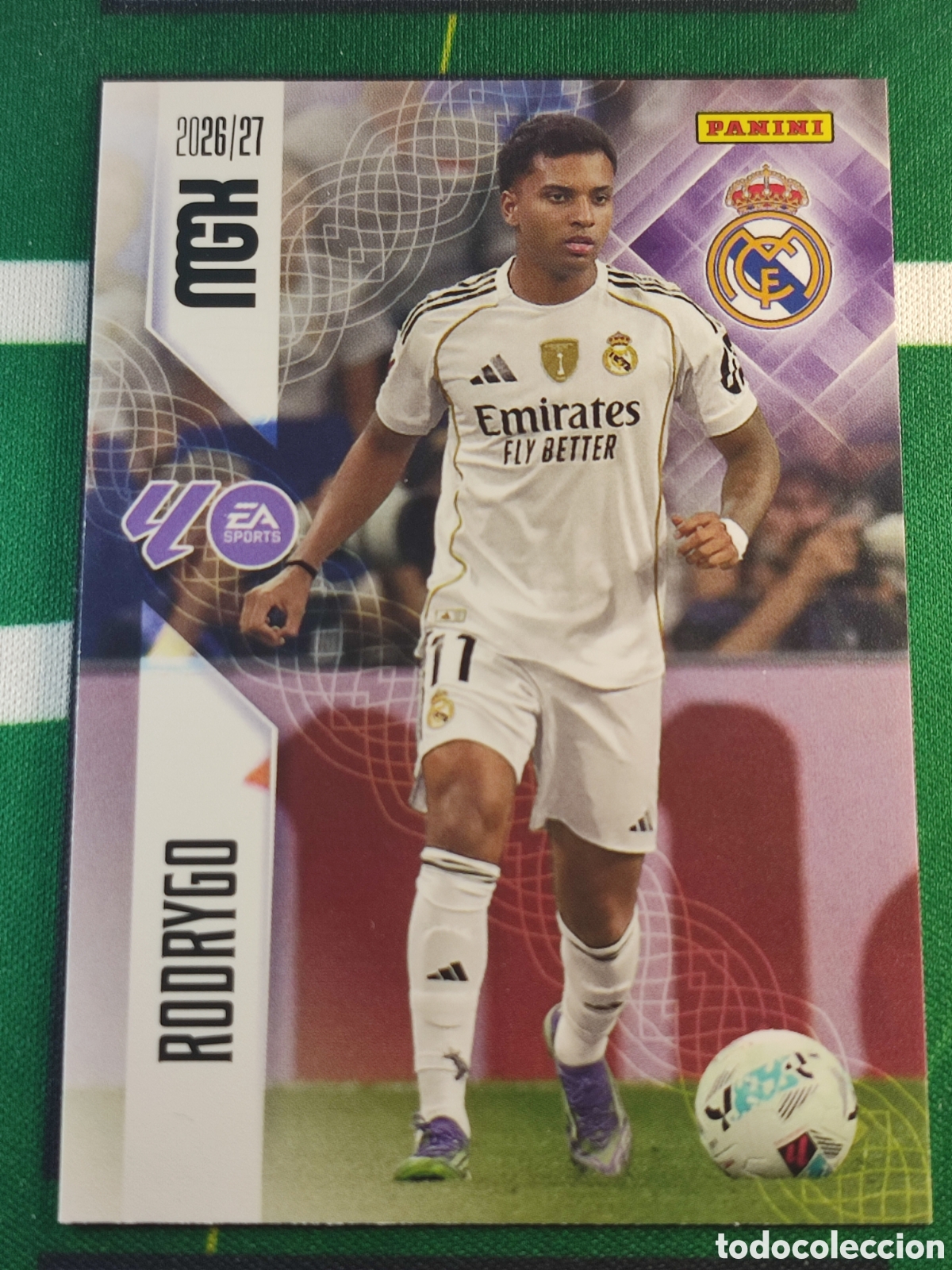 Fu&szlig;ball-Sticker: 231 Rodrygo Real Madrid CF MEGACRACKS 2026 2027 - 26 27 MGK