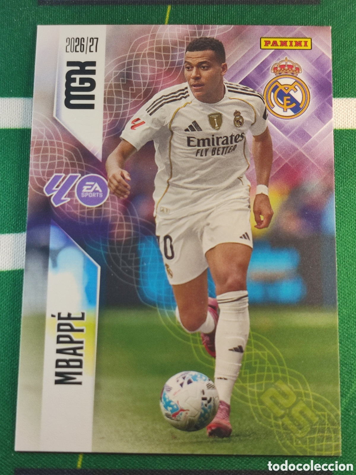 Football Stickers: 232 Mbapp&eacute; Real Madrid CF MEGACRACKS 2026 2027 - 26 27 MGK