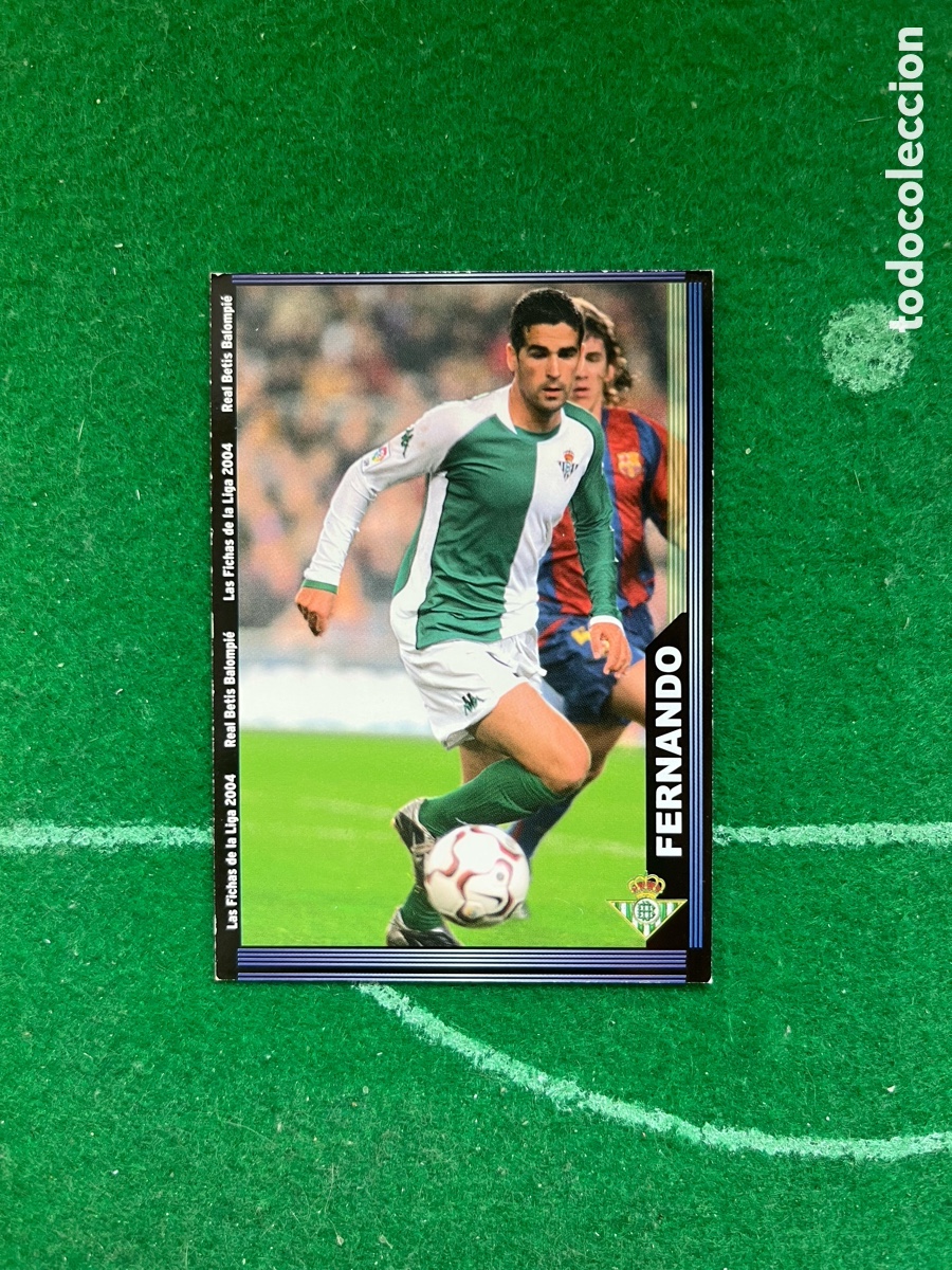 Cromos de f&uacute;tbol: 211 FERNANDO REAL BETIS LAS FICHAS DE LA LIGA 2003 2004 MUNDICROMO