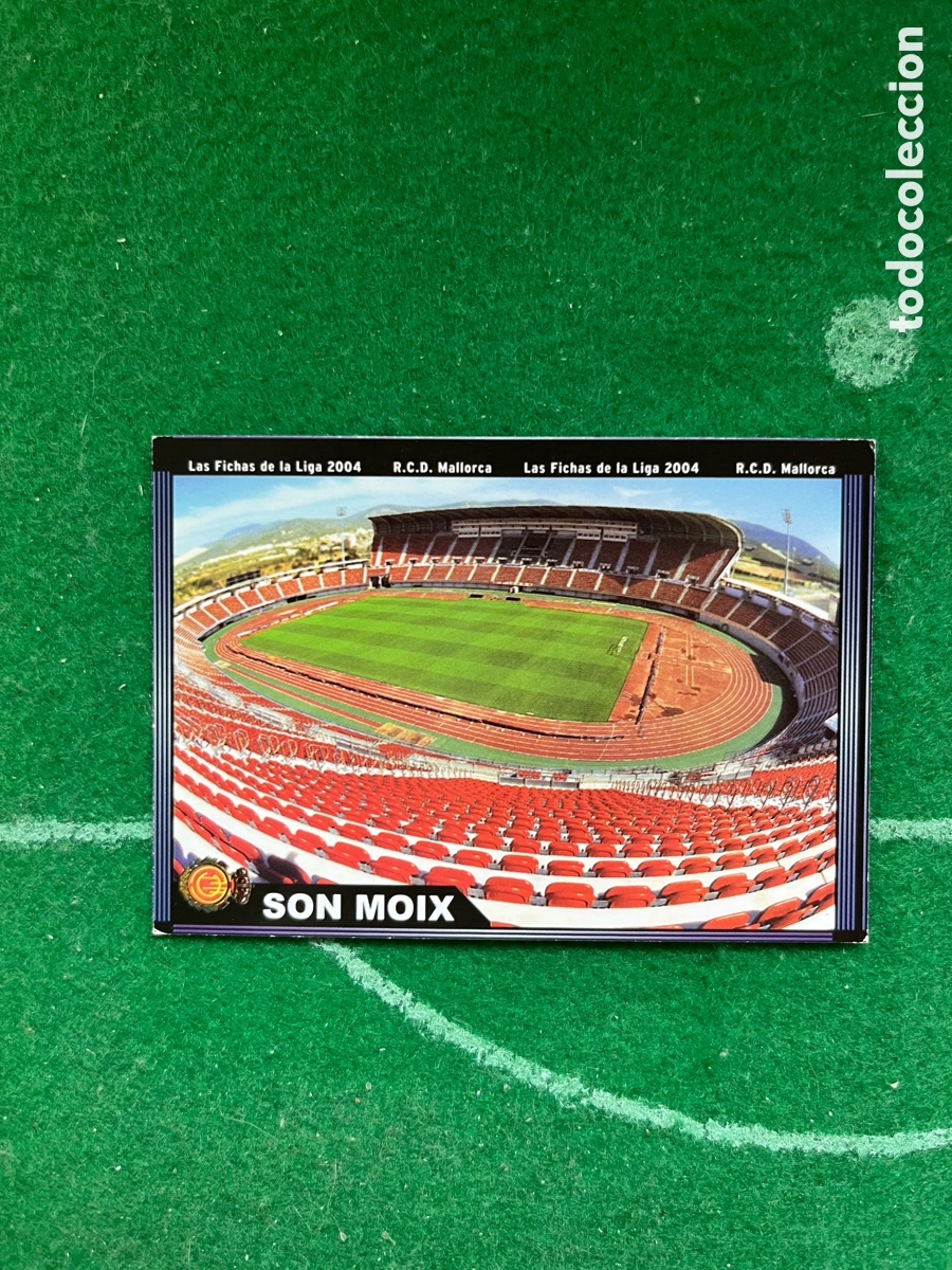 Cromos de Futebol: 218 SON MOIX MALLORCA LAS FICHAS DE LA LIGA 2003 2004 MUNDICROMO ESTADIO