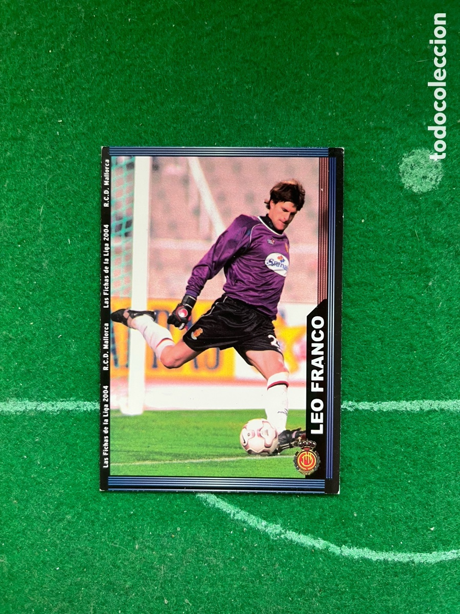 Cromos de Futebol: 220 LEO FRANCO MALLORCA LAS FICHAS DE LA LIGA 2003 2004 MUNDICROMO