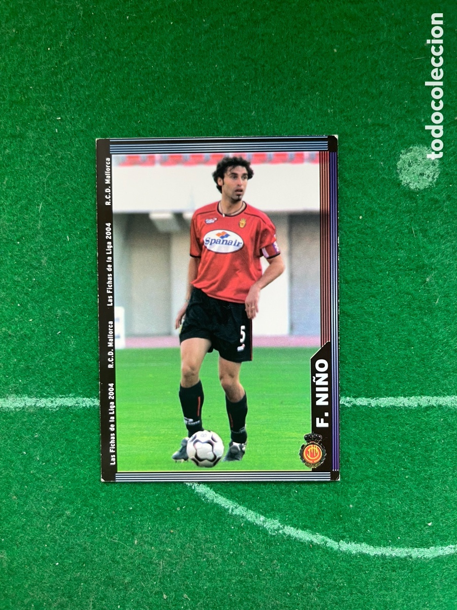 Cromos de Futebol: 223 FERNANDO NI&Ntilde;O MALLORCA LAS FICHAS DE LA LIGA 2003 2004 MUNDICROMO