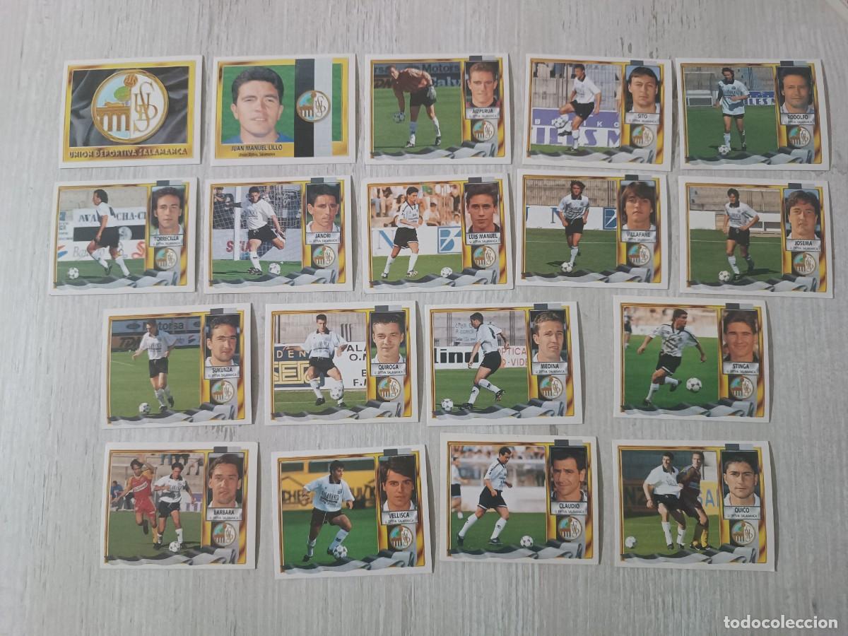Cromos de Futebol: LOTE 18 CROMOS U.D. SALAMANCA SIN PEGAR LIGA ESTE 95 96