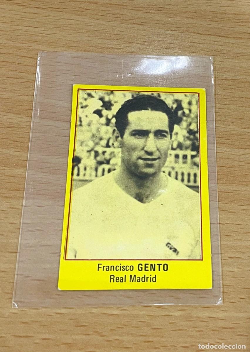 Cromos de Futebol: CROMO DE SUPER F&Uacute;TBOL 84 DE ROLL&Aacute;N EDITOR - PACO GENTO DEL REAL MADRID C.F.