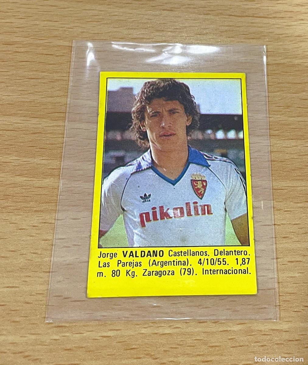 Cromos de Futebol: CROMO DE SUPER F&Uacute;TBOL 84 DE ROLL&Aacute;N EDITOR - JORGE VALDANO DEL REAL ZARAGOZA