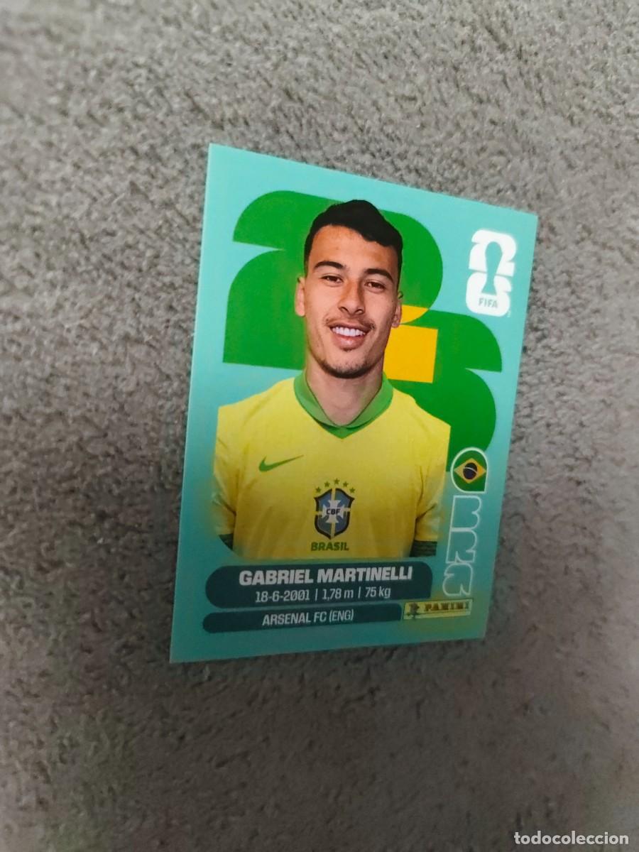 Cromos de Futebol: BRA BRA18 18 MUNDIAL 2026 PANINI GABRIEL MARTINELLI BRASIL 26 WORLD CUP STICKER PANINI FIFA AAZ