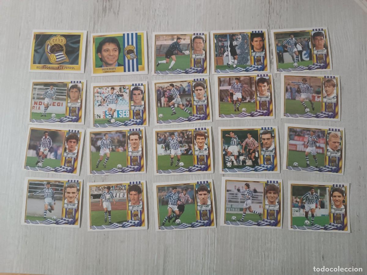 Cromos de Futebol: LOTE 20 CROMOS REAL SOCIEDAD SIN PEGAR LIGA ESTE 95 96