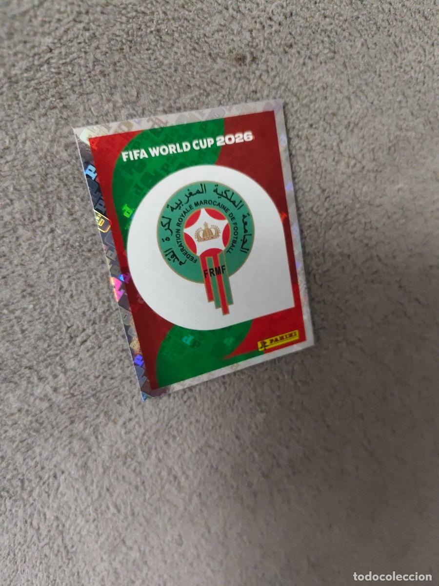 Figurine di Calcio: MAR 1 MAR1 MUNDIAL 2026 PANINI LOGO ESCUDO MARRUECOS 26 WORLD CUP STICKER PANINI FIFA AAZ