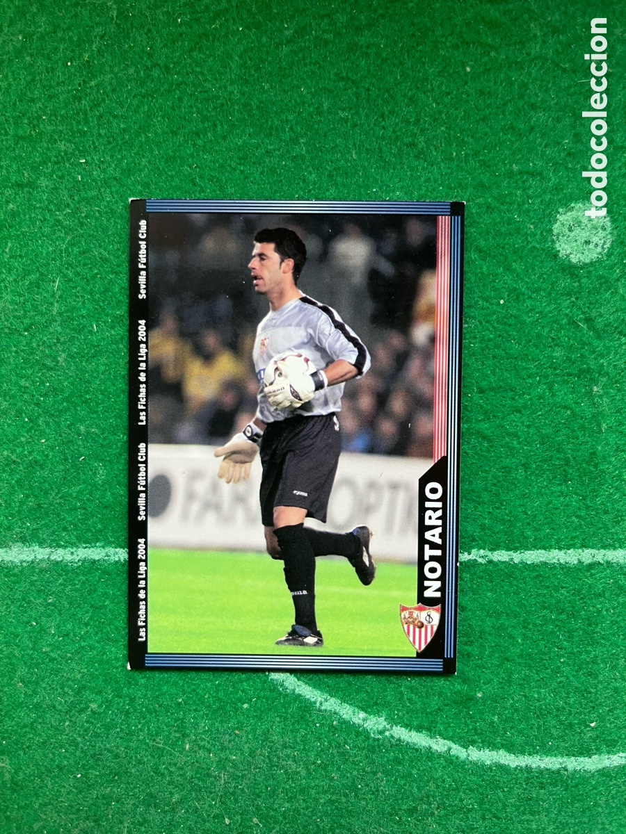 Cromos de f&uacute;tbol: 247 NOTARIO SEVILLA LAS FICHAS DE LA LIGA 2003 2004 MUNDICROMO