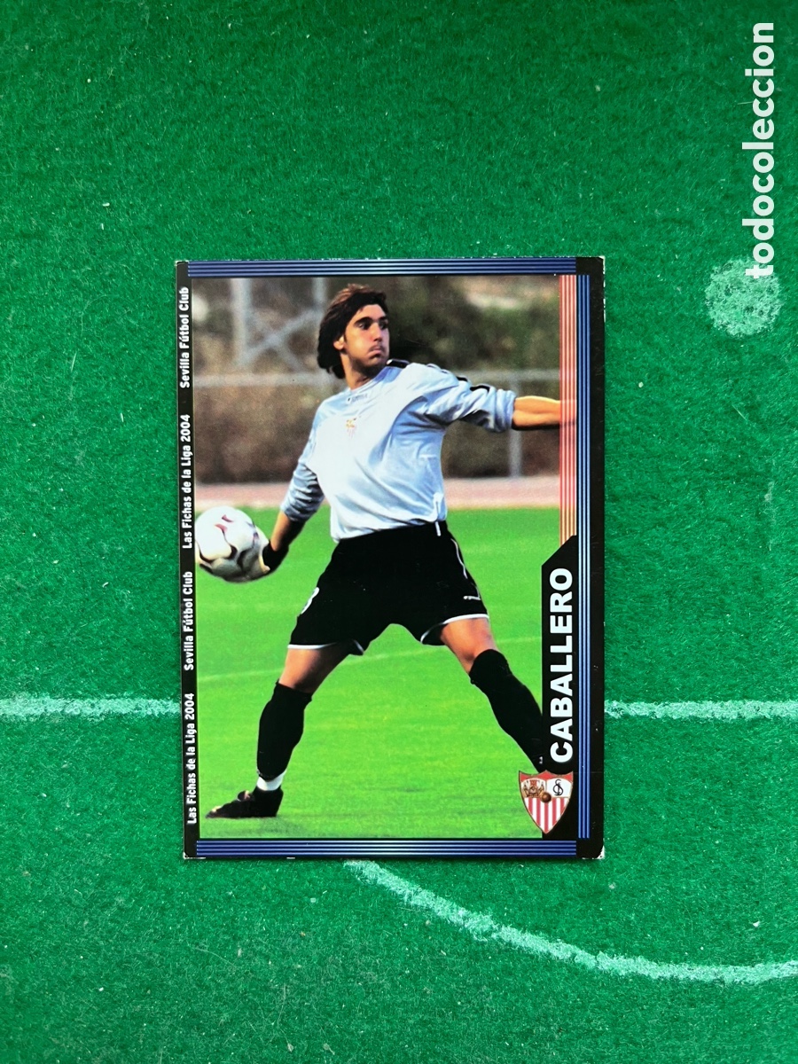 Cromos de f&uacute;tbol: 248 CABALLERO SEVILLA LAS FICHAS DE LA LIGA 2003 2004 MUNDICROMO