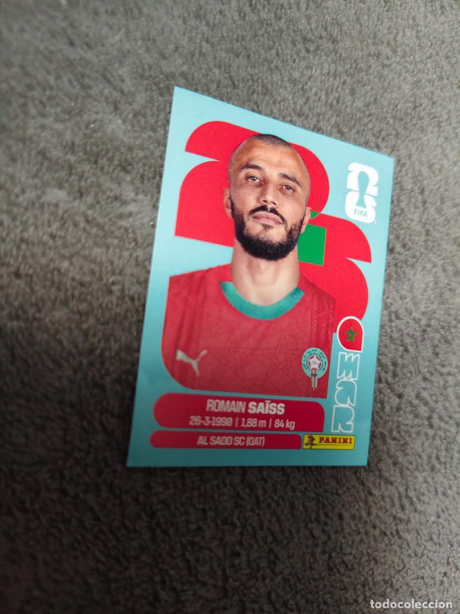 Cromos de Futebol: MAR 7 MAR7 MUNDIAL 2026 PANINI ROMAIN SA&Iuml;SS MARRUECOS 26 WORLD CUP STICKER PANINI FIFA AAZ