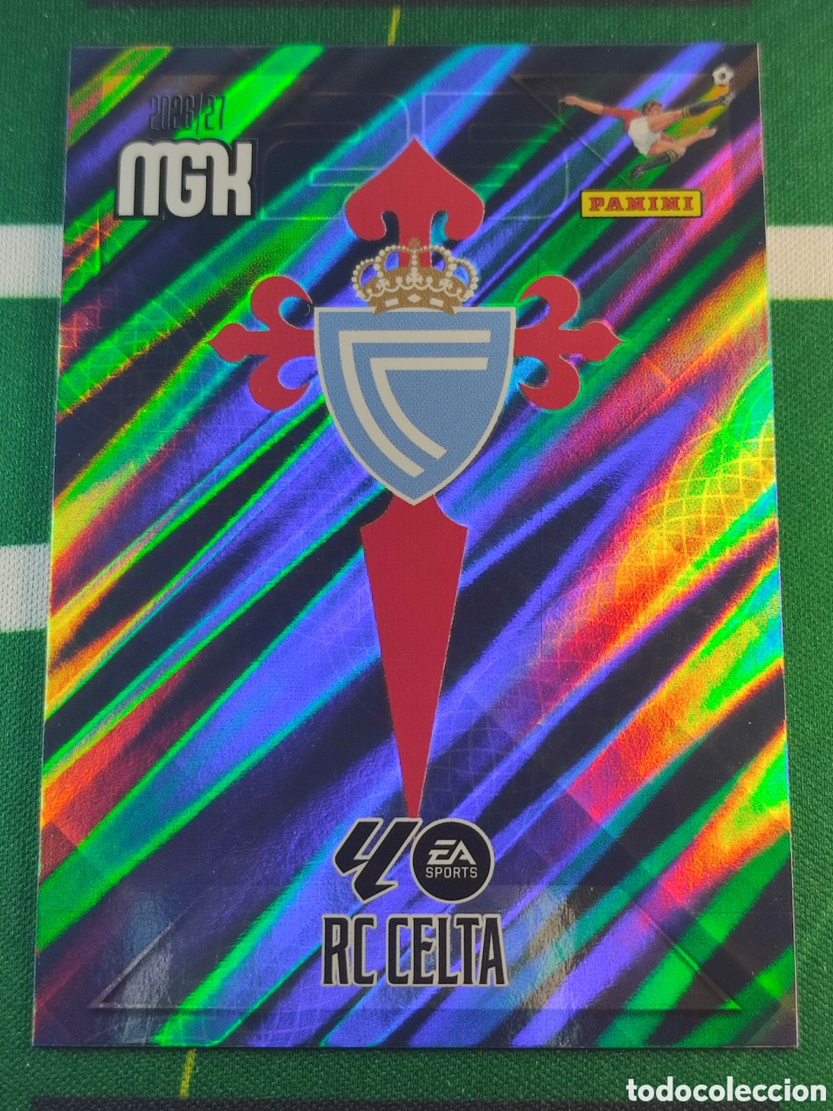 Football Stickers: 109 Escudo RC Celta MEGACRACKS 2026 2027 - 26 27 MGK