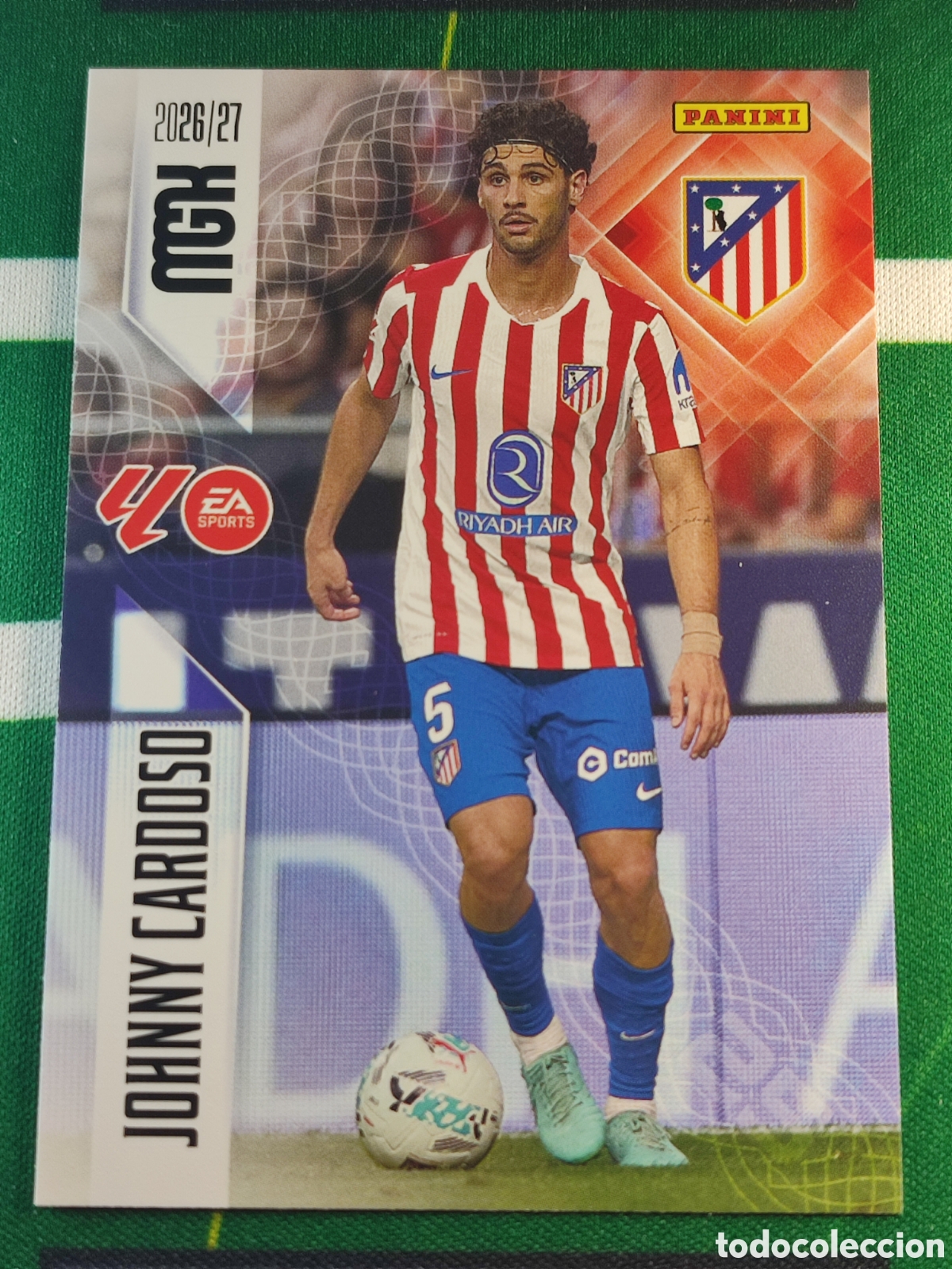 Football Stickers: 66 Johnny Cardoso Atl&eacute;tico de Madrid MEGACRACKS 2026 2027 - 26 27 MGK