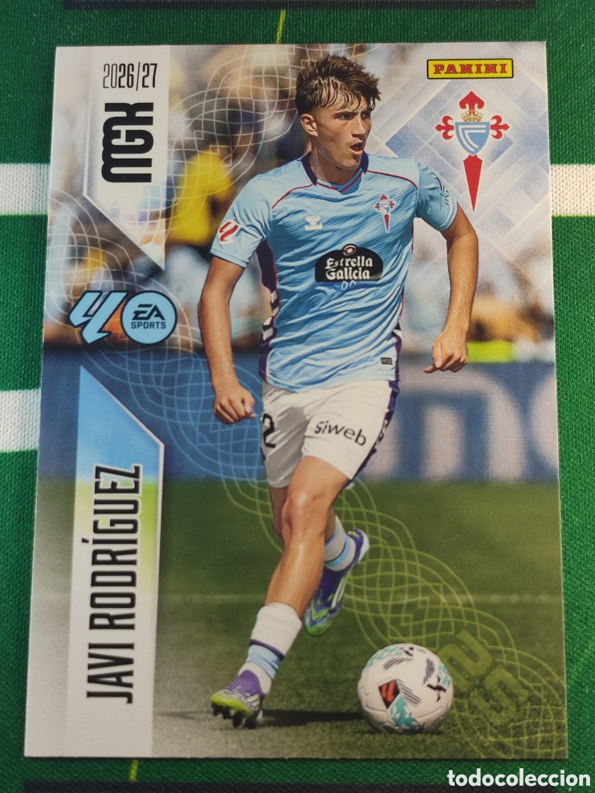 Football Stickers: 114 Javi Rodr&iacute;guez RC Celta MEGACRACKS 2026 2027 - 26 27 MGK