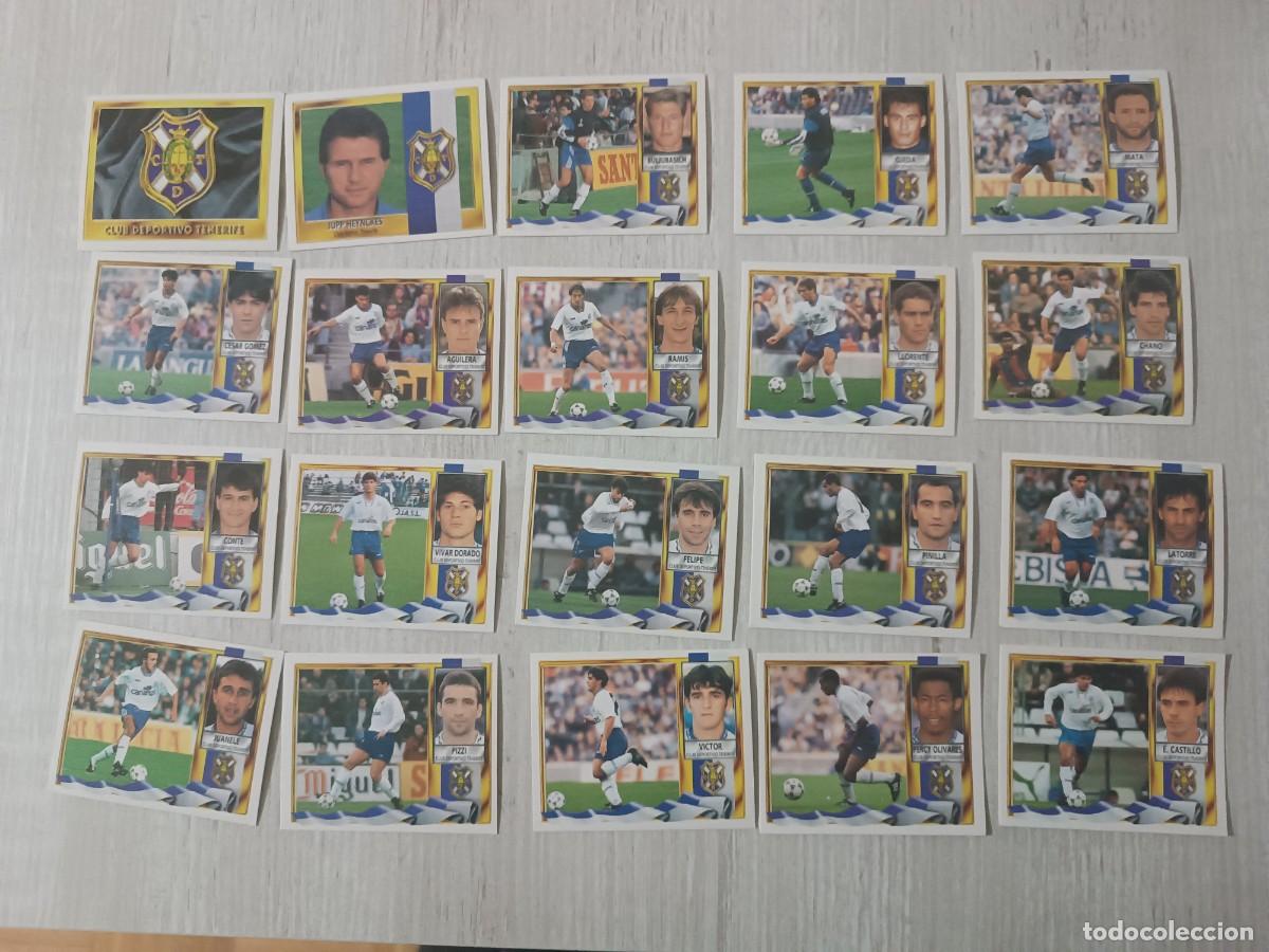 Cromos de Futebol: LOTE 20 CROMOS C.D TENERIFE SIN PEGAR LIGA ESTE 95 96