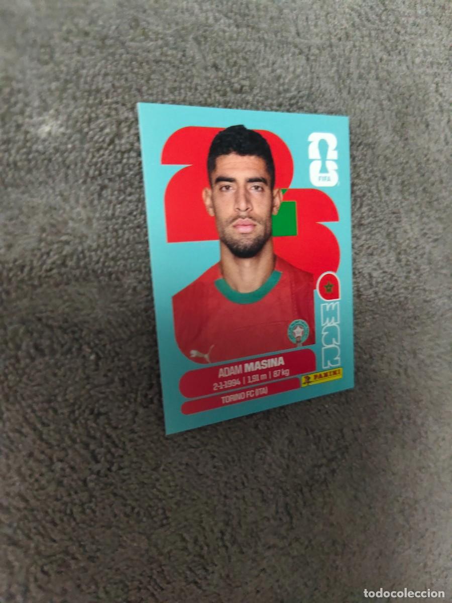 Cartes &agrave; collectionner de Football: MAR 9 MAR9 MUNDIAL 2026 PANINI ADAM MASINA MARRUECOS 26 WORLD CUP STICKER PANINI FIFA AAZ