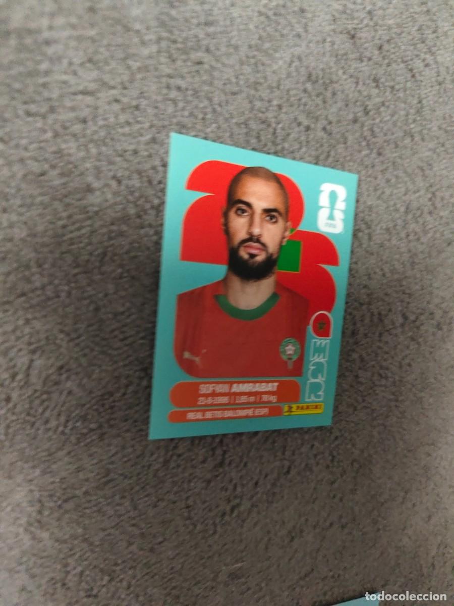 Cartes &agrave; collectionner de Football: MAR MAR10 MUNDIAL 2026 PANINI SOFYAN AMRABAT MARRUECOS 26 WORLD CUP STICKER PANINI FIFA AAZ