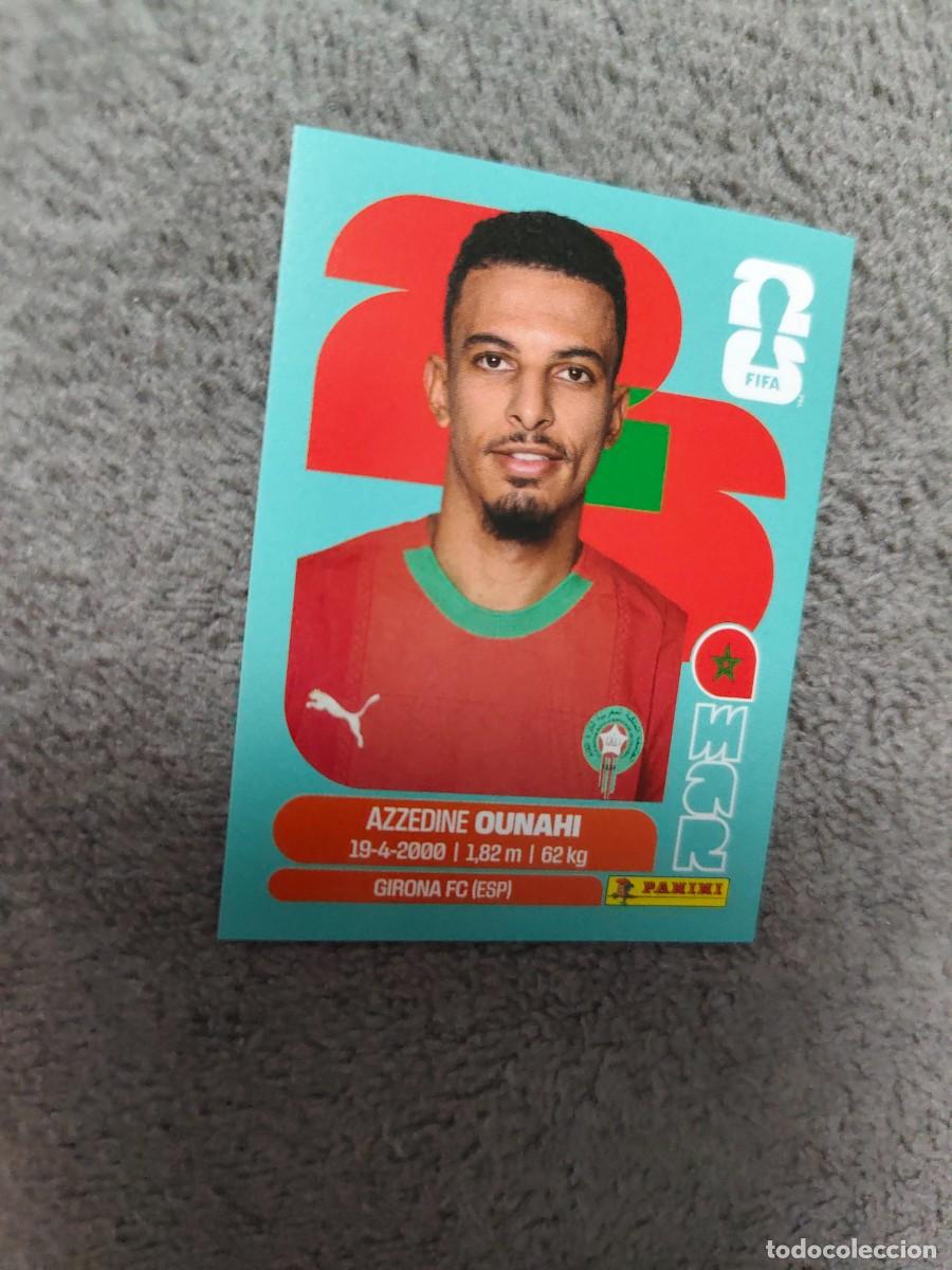 Cartes &agrave; collectionner de Football: MAR MAR11 MUNDIAL 2026 PANINI AZZEDINE OUNAHI MARRUECOS 26 WORLD CUP STICKER PANINI FIFA AAZ
