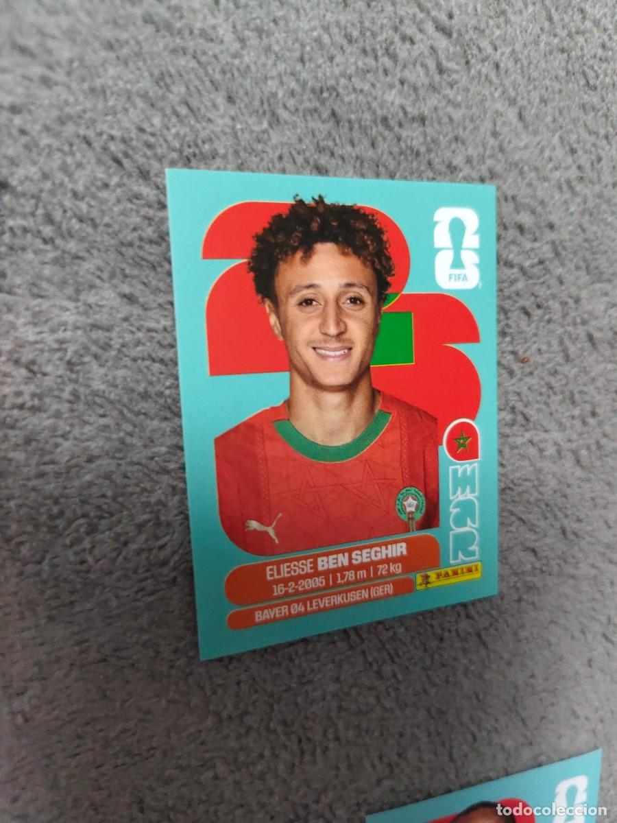 Cartes &agrave; collectionner de Football: MAR MAR12 MUNDIAL 2026 PANINI ELIESSE BEN SEGHIR MARRUECOS 26 WORLD CUP STICKER PANINI FIFA AAZ