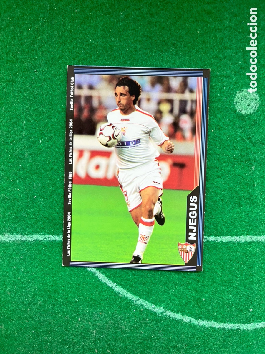 Cromos de f&uacute;tbol: 253 NJEGUS SEVILLA LAS FICHAS DE LA LIGA 2003 2004 MUNDICROMO
