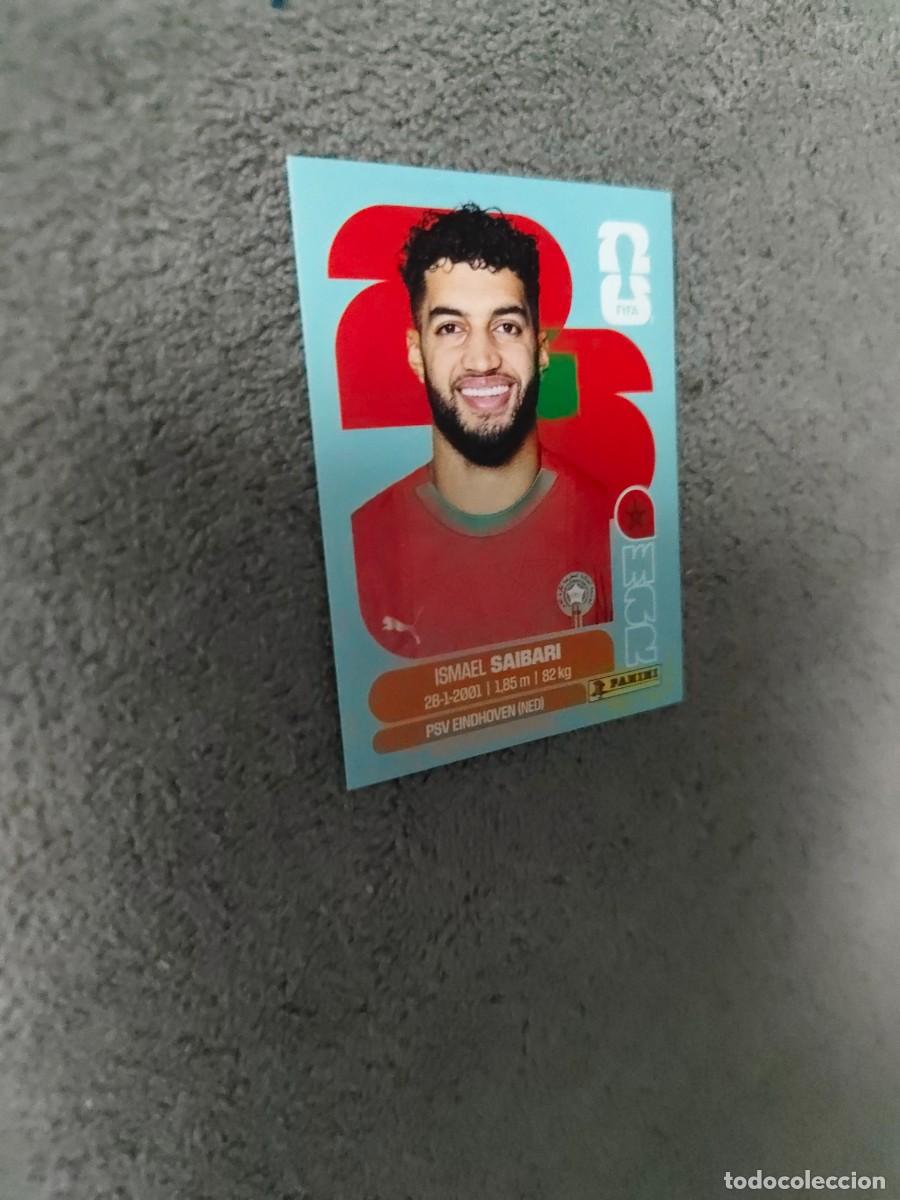 Cartes &agrave; collectionner de Football: MAR MAR15 MUNDIAL 2026 PANINI ISMAEL SAIBARI MARRUECOS 26 WORLD CUP STICKER PANINI FIFA AAZ