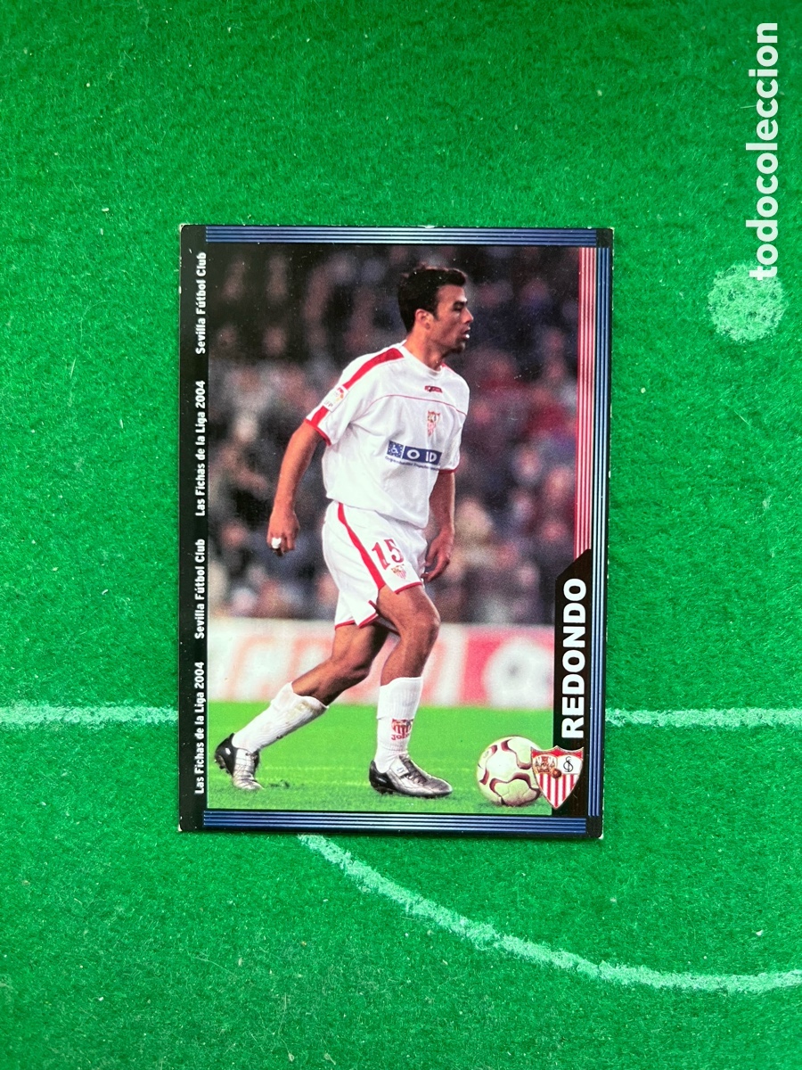 Cromos de f&uacute;tbol: 256 REDONDO SEVILLA LAS FICHAS DE LA LIGA 2003 2004 MUNDICROMO