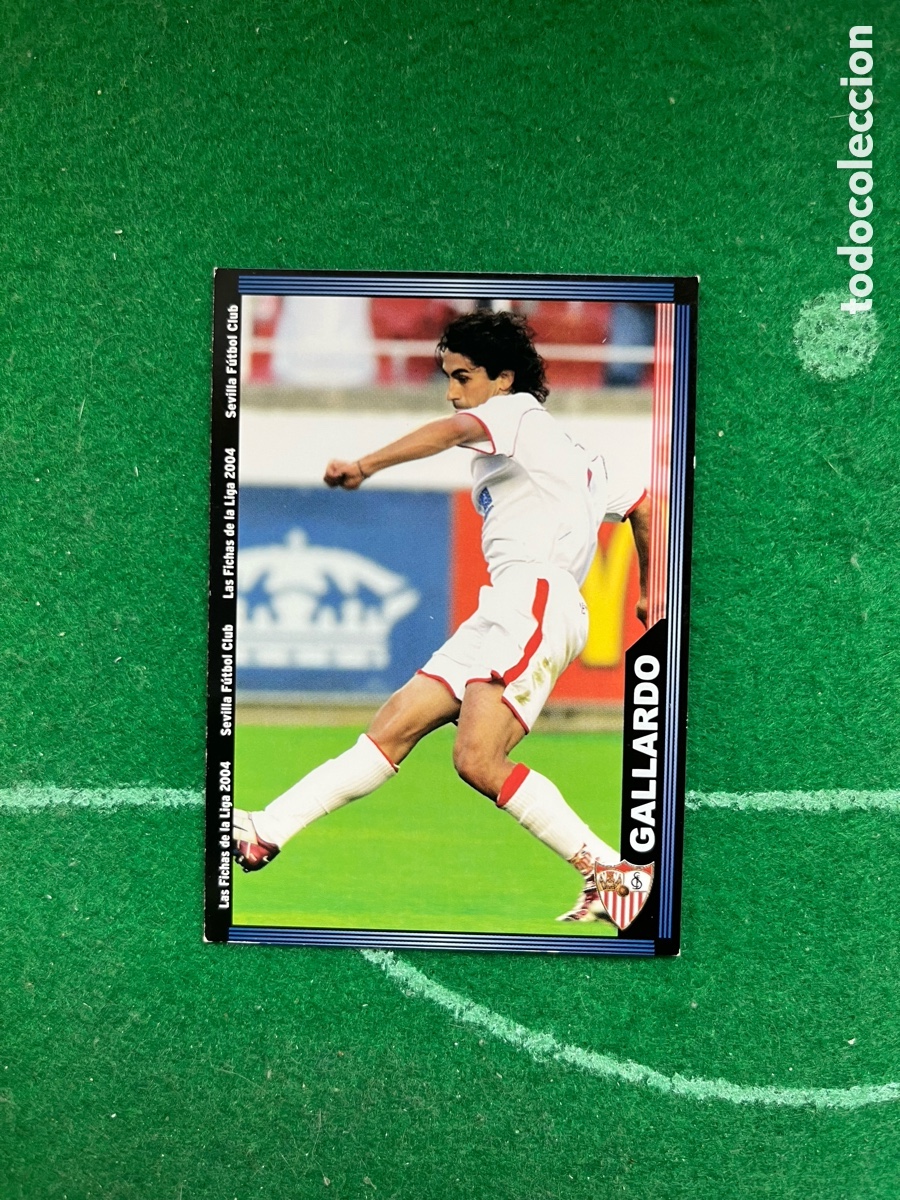 Cromos de f&uacute;tbol: 259 GALLARDO SEVILLA LAS FICHAS DE LA LIGA 2003 2004 MUNDICROMO