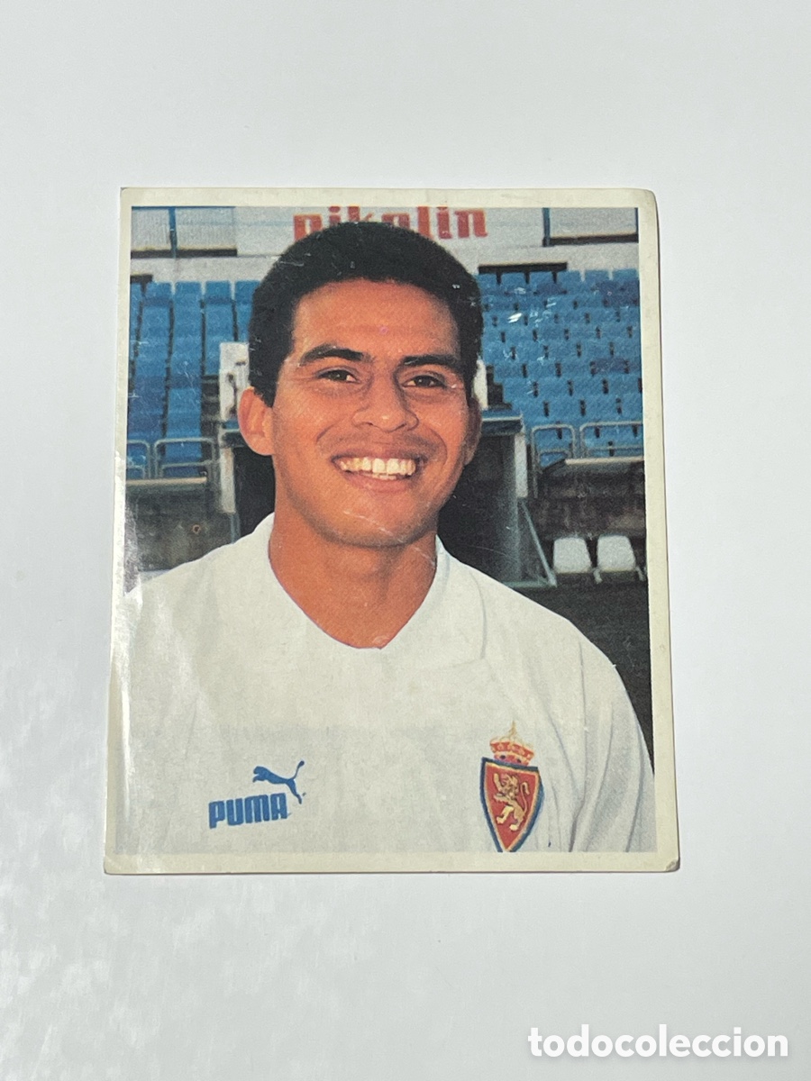 Cromos de Futebol: Fernando C&aacute;ceres Real Zaragoza #154 Colecci&oacute;n Real Zaragoza 1995.