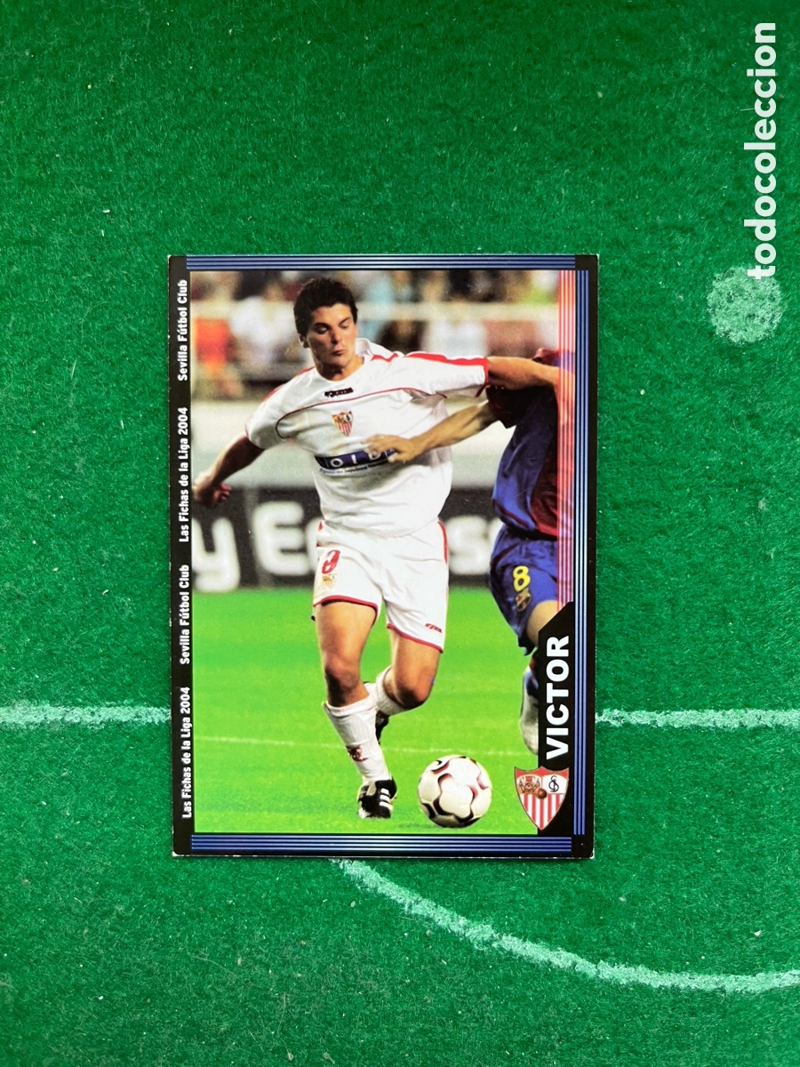 Cromos de Futebol: 263 V&Iacute;CTOR SEVILLA LAS FICHAS DE LA LIGA 2003 2004 MUNDICROMO