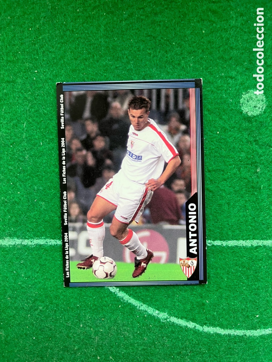Cromos de Futebol: 264 ANTONIO SEVILLA LAS FICHAS DE LA LIGA 2003 2004 MUNDICROMO