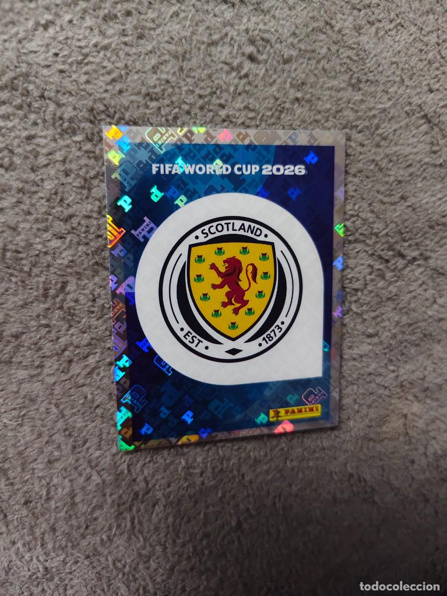 Cromos de Futebol: SCO 1 SCO1 MUNDIAL 2026 PANINI LOGO ESCUDO ESCOCIA 26 WORLD CUP STICKER PANINI FIFA AAZ