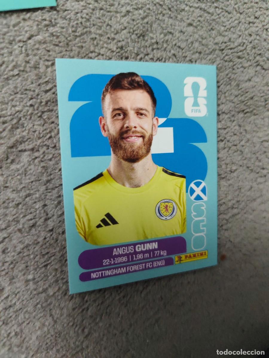 Cromos de Futebol: SCO 2 SCO2 MUNDIAL 2026 PANINI ANGUS GUNN ESCOCIA 26 WORLD CUP STICKER PANINI FIFA AAZ