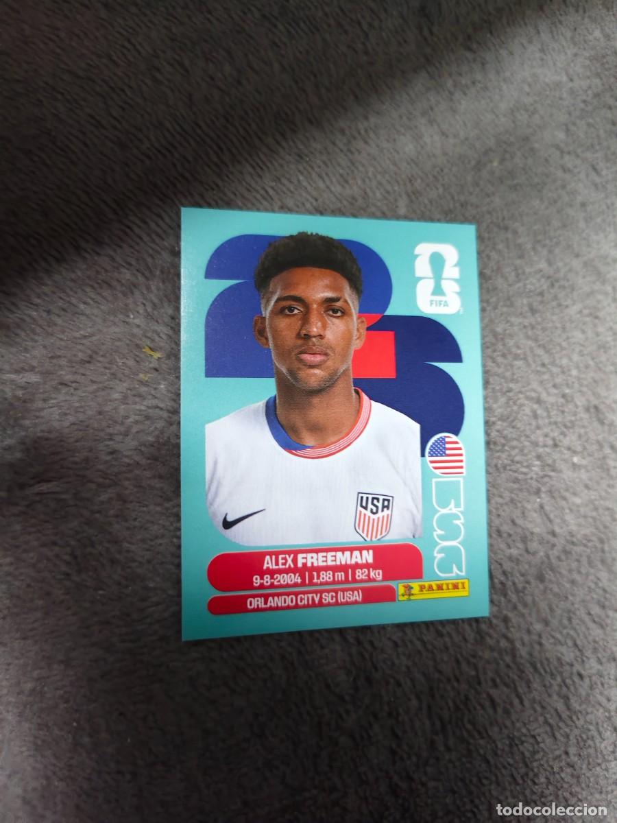 Cromos de Futebol: USA 6 USA6 MUNDIAL 2026 PANINI ALEX FREEMAN USA 26 WORLD CUP STICKER PANINI FIFA AAZ