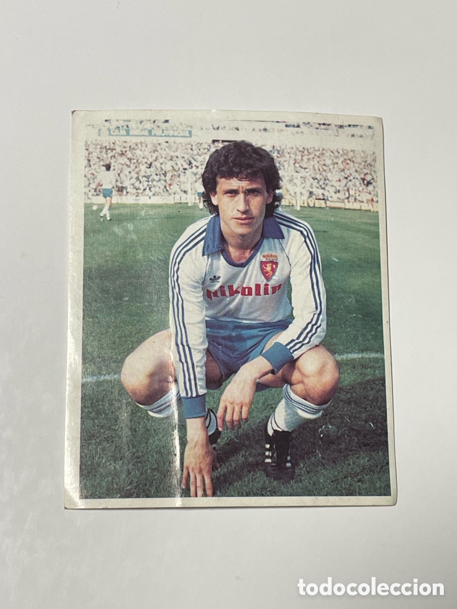 Football Stickers: Jorge Valdano Real Zaragoza #53 Colecci&oacute;n Real Zaragoza 1995