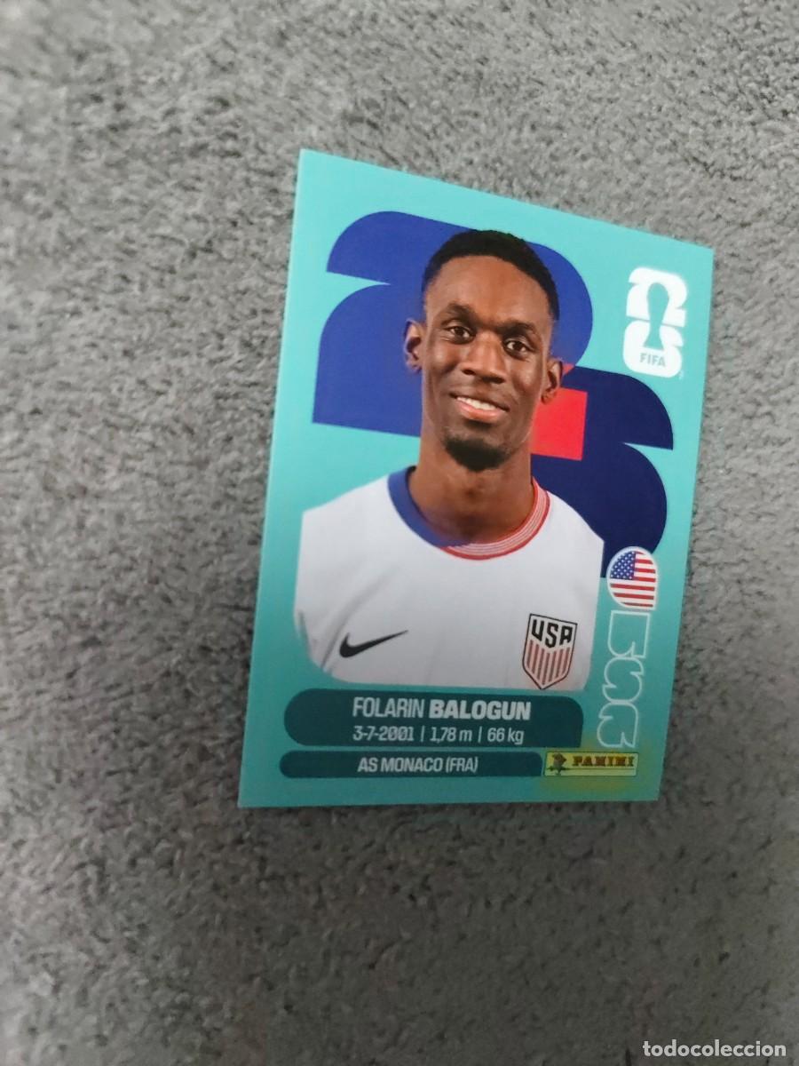 Football Stickers: USA USA20 20 MUNDIAL 2026 PANINI FOLARIN BALOGUN USA 26 WORLD CUP STICKER PANINI FIFA AAZ