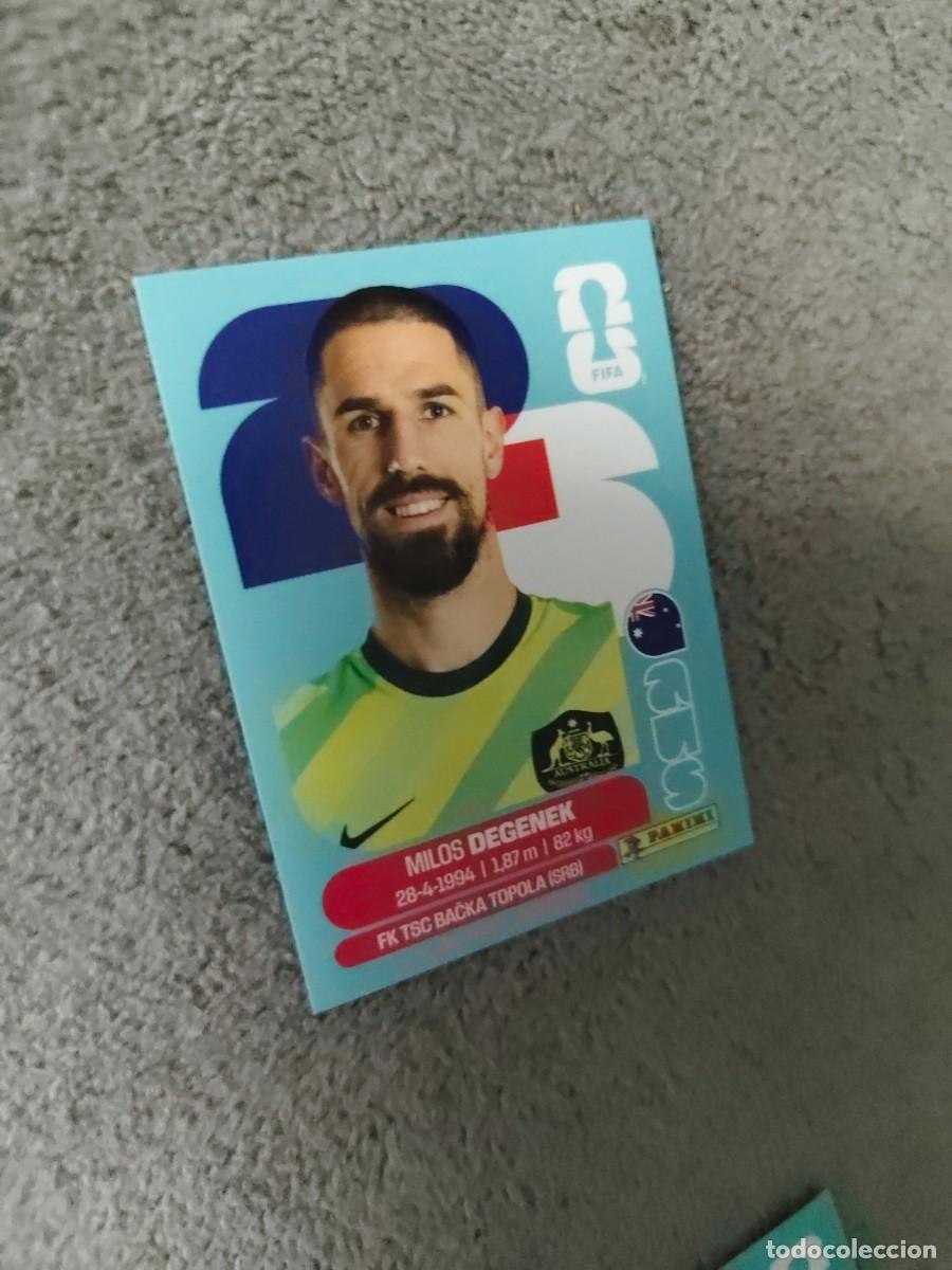Figurine di Calcio: AUS AUS10 10 MUNDIAL 2026 PANINI MILOS DEGENEK AUSTRALIA 26 WORLD CUP STICKER PANINI FIFA AAZ