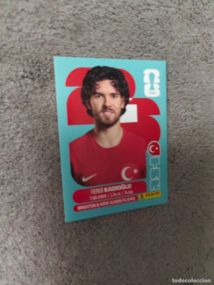 Cartes &agrave; collectionner de Football: TUR 8 TUR8 MUNDIAL 2026 PANINI FERDI KADIOGLU TURQUIA 26 WORLD CUP STICKER PANINI FIFA AAZ