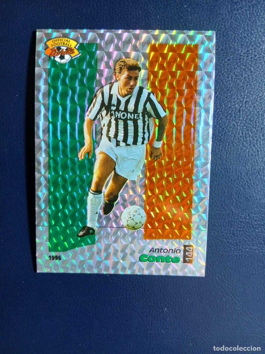 Cartes &agrave; collectionner de Football: 144 Conte - Juventus - Official Football Cards 95 96 - Panini - Calcio 1995 1996 UNFP Calciatori