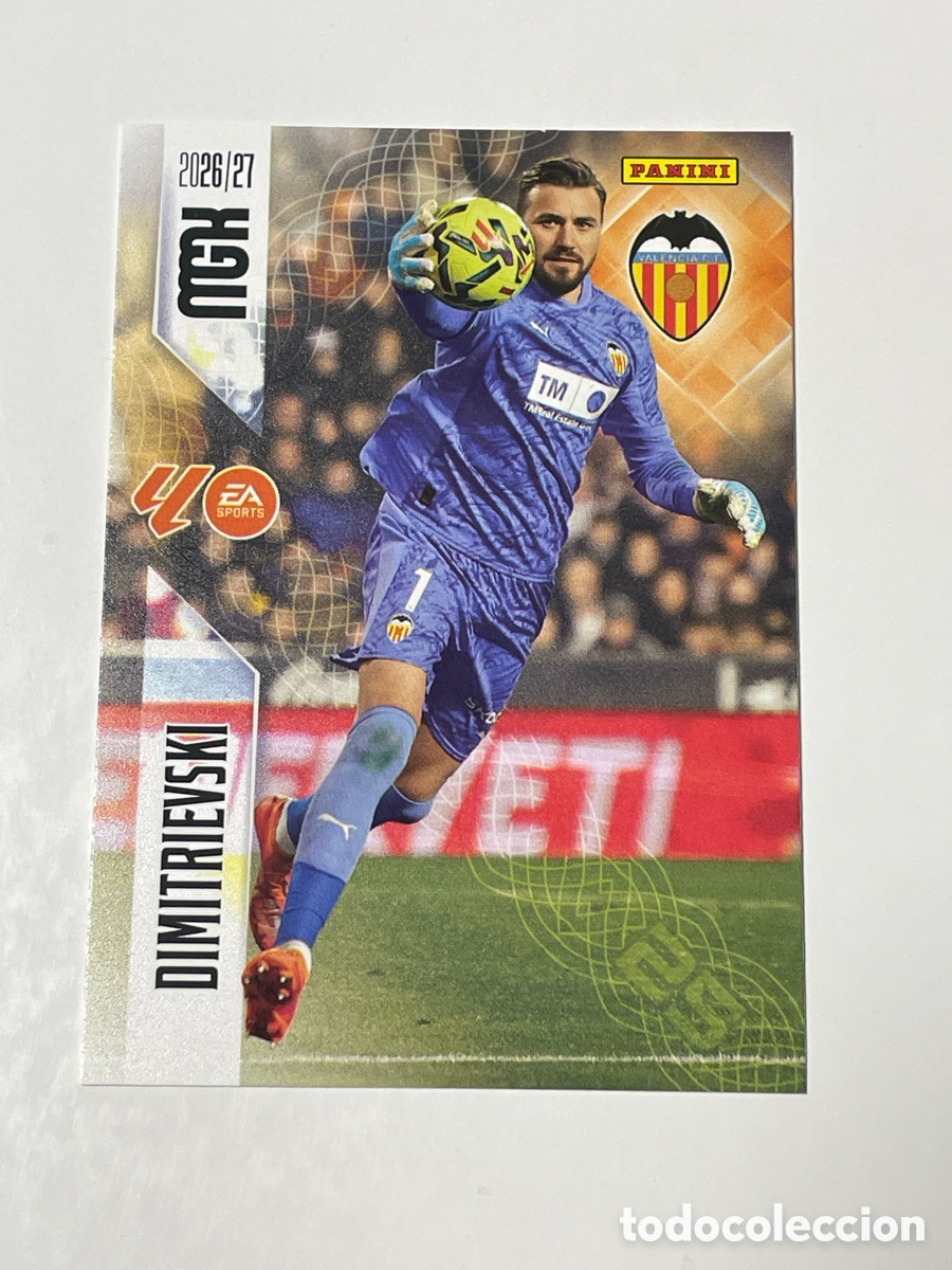 Cromos de Futebol: Stole Dimitrievski Valencia Panini Megacracks 26/27 #344