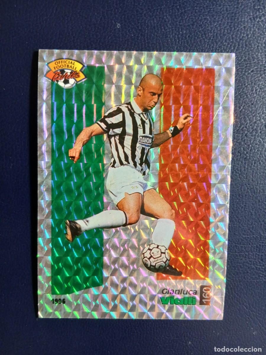 Fu&szlig;ball-Sticker: 160 Vialli - Juventus - Official Football Cards 95 96 - Panini - Calcio 1995 1996 UNFP Calciatori